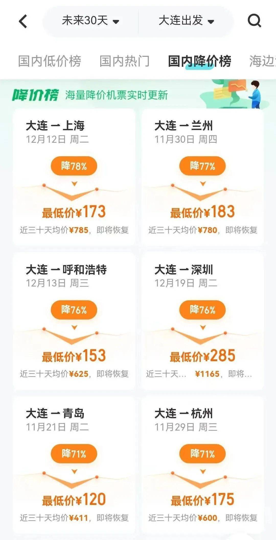 大连到上海坐飞机的费用详解